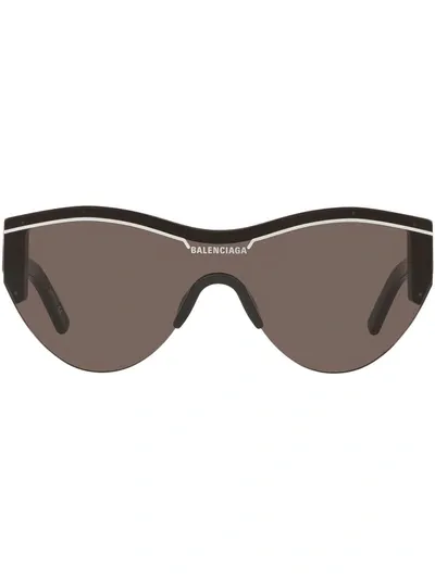 Balenciaga Ski Cat-eye 0004s Acetate Sunglasses In Black