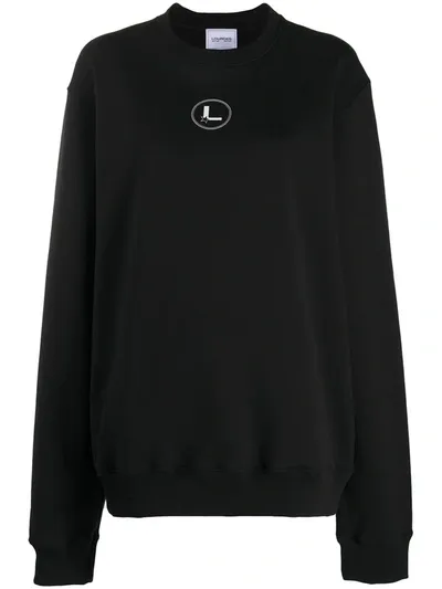 Lourdes Black Logo Sweatshirt