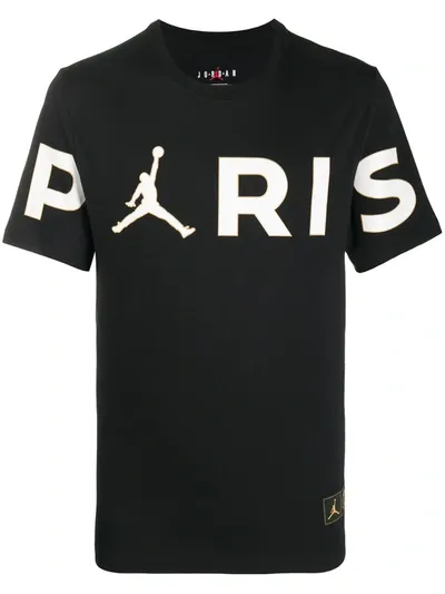 Nike Paris-saint Germain T-shirt In Black