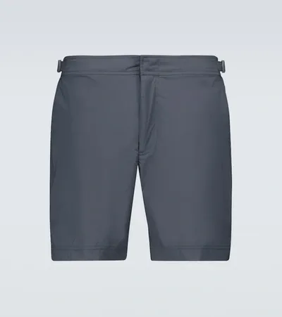 Orlebar Brown Bulldog Sport Mid-length Swim Shorts In Grey