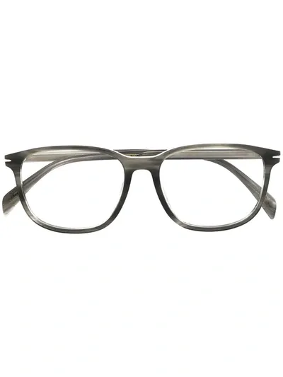 Eyewear By David Beckham Square-frame Glasses In Gray