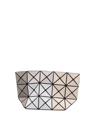 Bao Bao Issey Miyake Gradient-effect Panelled Clutch Bag In Neutrals