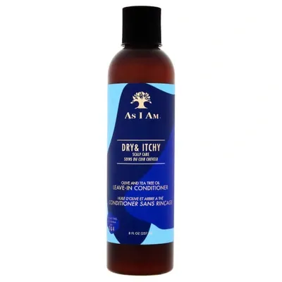 As I Am Dry And Itchy Scalp Care Olive And Tea Tree Oil Leave In Conditioner 237ml