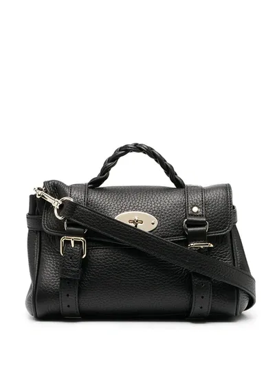 Mulberry Mini Alexa Satchel In Black