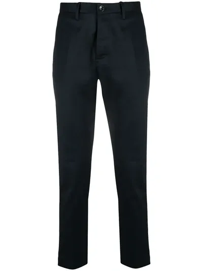 Nine In The Morning Slim Fit Chino Trousers In Blue