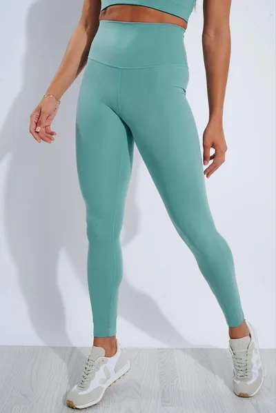 Varley Blackburn Jersey Leggings In Blue