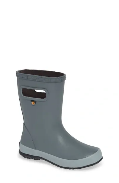 Bogs Skipper Solid Waterproof Rain Boot In Gray