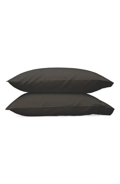 Matouk Nocturne 600 Thread Count Pillowcase In Black