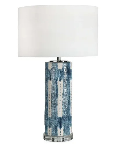 Regina Andrew Mali Ceramic Table Lamp In Medium Blue