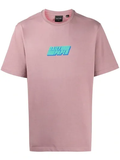 Daily Paper Jorwis Logo T-shirt In Pink