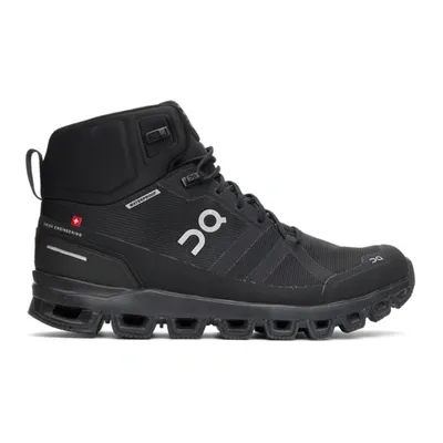 On Cloudrock Waterproof Rubber-trimmed Mesh Boots In Multi