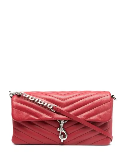 Rebecca Minkoff Edie Clutch Bag In Red