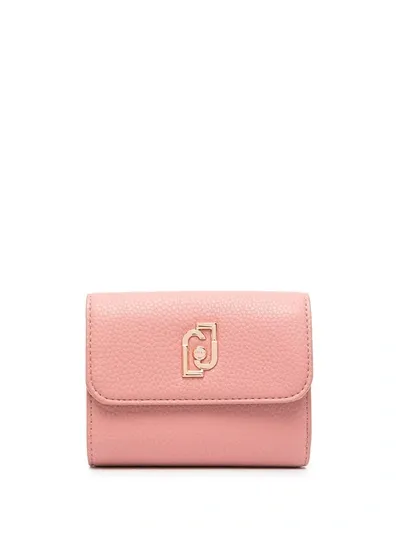 Liu •jo Logo-embossed Wallet In Pink