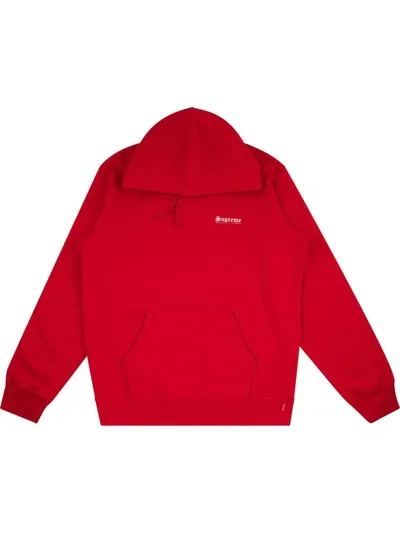 Supreme Mary Print Hoodie In Red