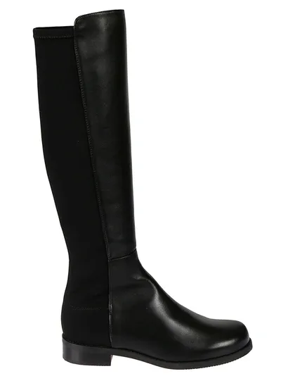 Stuart Weitzman Half N Half Over-the-knee Boots In Black