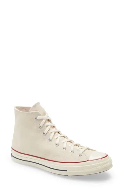 Converse Men's Vintage Canvas Chuck 70 High-top Sneakers In Parchment Garnet Egret