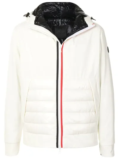 Moncler Padded Zip-front Jacket In White