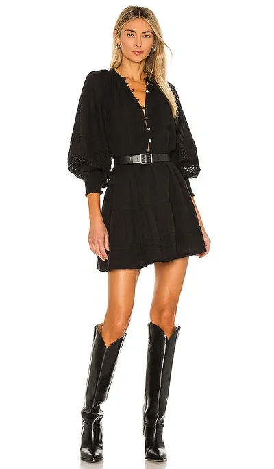 Cleobella Meadow Mini Dress In Black