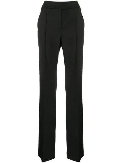 Alexandre Vauthier Box Pleat Trousers In Black