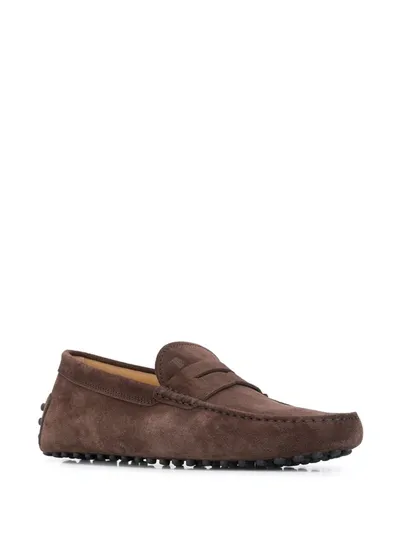 Tod's Mocassini Gommini In Brown