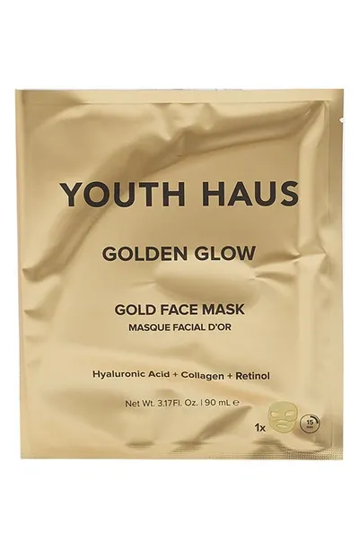 Skin Gym Youth Haus 24k Golden Glow Face Masks, Set Of 5