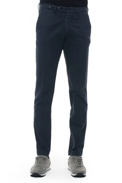 Filetto Chino Blue Cotton Man