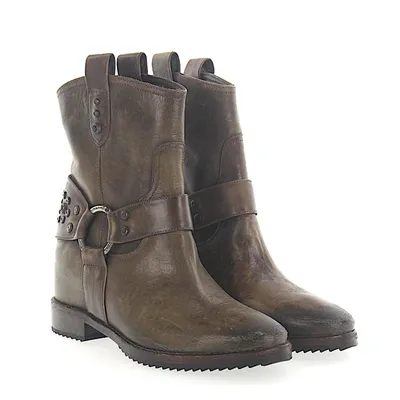 Ross B. Ankle Boots Grey In Grau