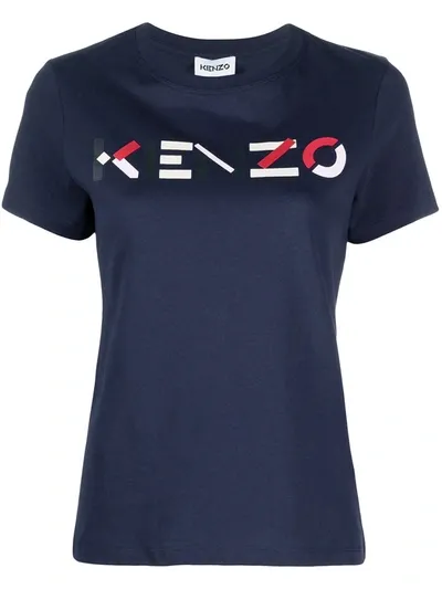 Kenzo Short-sleeve T-shirt In Blue