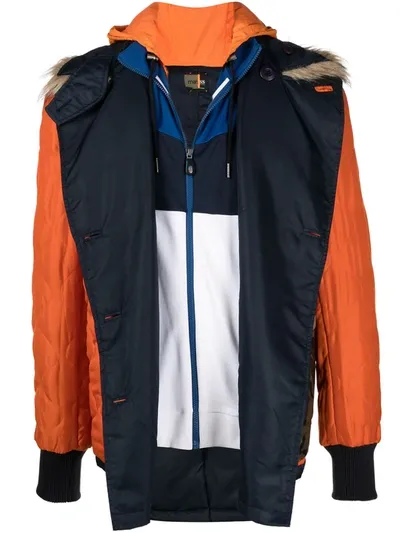 Duran Lantink Quilted Lightweight Jacket In Orange