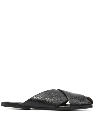 Marsèll Spatula Crossover Sandals In Black