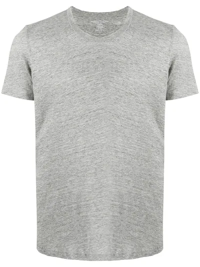 Majestic Slim-cut Crew Neck T-shirt In Grey