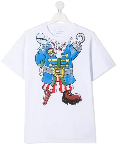 Stella Mccartney Teen Pirate-print T-shirt In White