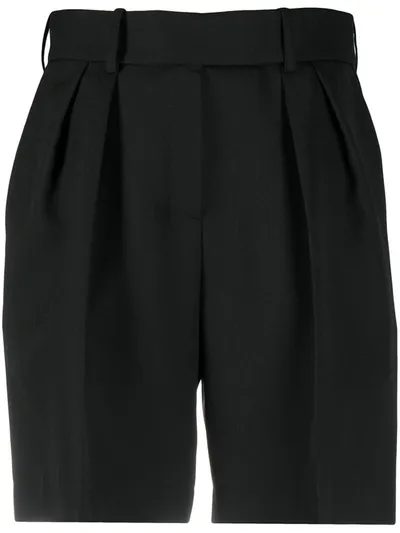 Alexandre Vauthier High-rise Gathered Shorts In Black