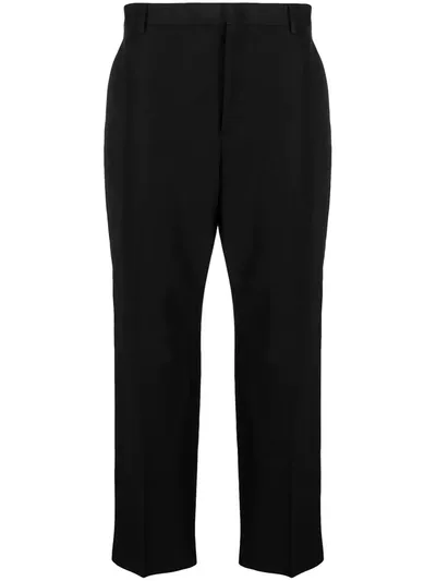 Valentino Straight-leg Tailored Trousers In Black