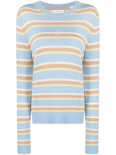 Chinti & Parker Jalisco Striped Jumper In Blue