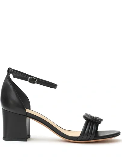 Alexandre Birman Malica Block Heel 60mm Sandals In Black