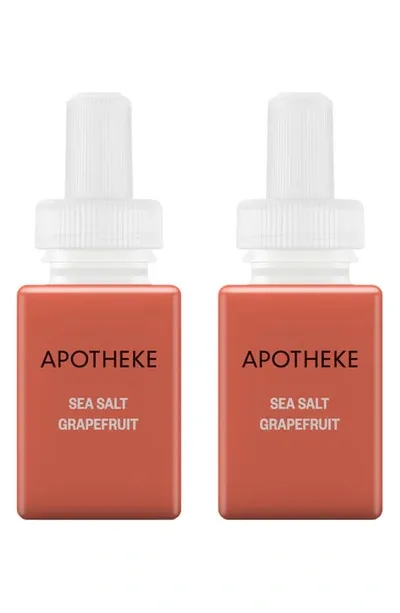 Pura X Apotheke 2-pack Diffuser Fragrance Refills In Sea Salt Grapefruit