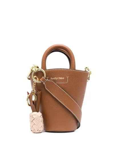 See By Chloé Cecilia Bucket Bag In Brown