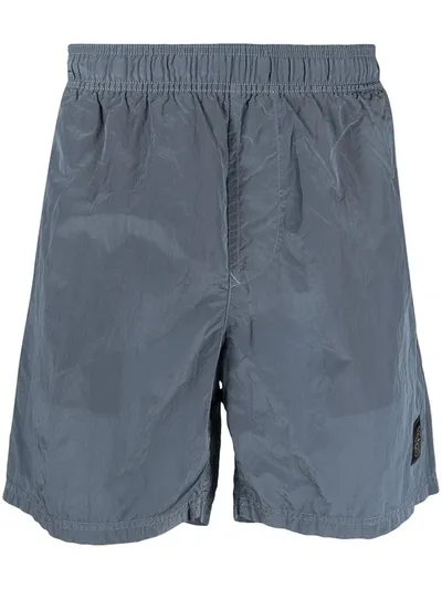 Stone Island Shell Swim Shorts In Blue