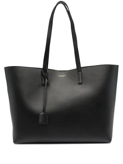 Saint Laurent Large Shopping Tote Bag In Schwarz