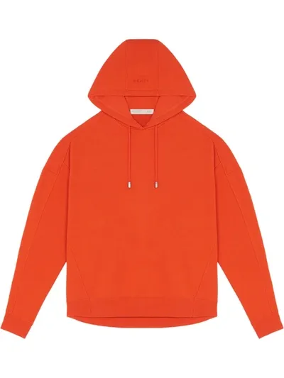 Fenty Oversized Printed Hoodie "no Alternative Hi-life" In Orange