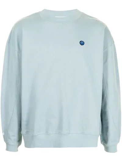 Off Duty Hap Logo-patch Sweatshirt In Blue