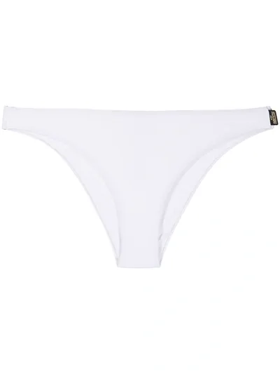 Moschino Low-rise High-cut Bikini Briefs In White