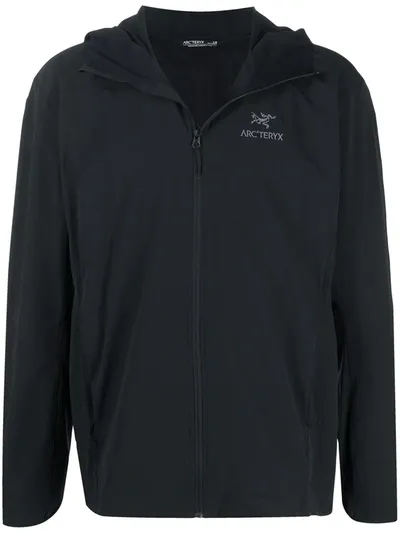 Arc'teryx Embroidered Logo Sports Jacket In Black