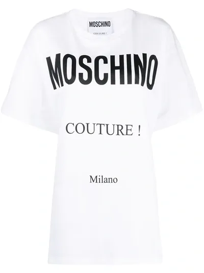 Moschino Logo-print T-shirt In White