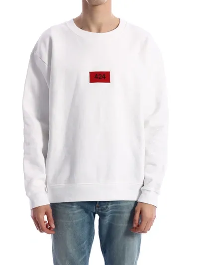 Fourtwofour On Fairfax Sweatshirt Logo White