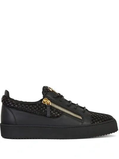 Giuseppe Zanotti Frankie Low-top Sneakers In Black