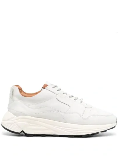 Buttero Leather Low-top Sneakers In White