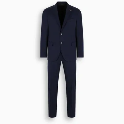 Gabriele Pasini Blue Single-breasted Suit