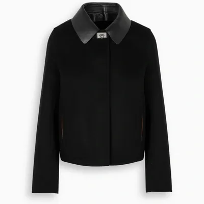 Ferragamo Black Caban Coat